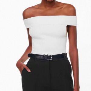 Babaton Sculpt Knit Assure off-the-shoulder top